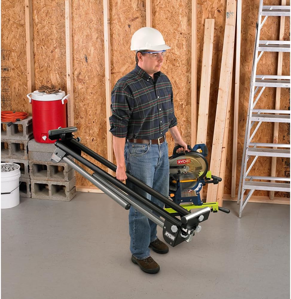 Soporte para sierra ingletadora universal Ryobi, plegable.