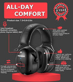 Auriculares de protección auditiva, Prohear EM037, naranja, rec.