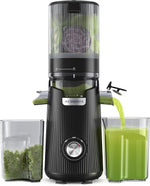 ACOQOOS Extractor Prensado Frio 1.8L Boca Ancha 13.5cm