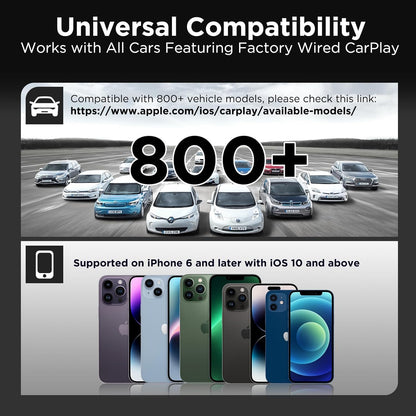 Adaptador Carplay inalámbrico 2024 para Apple (USADO)