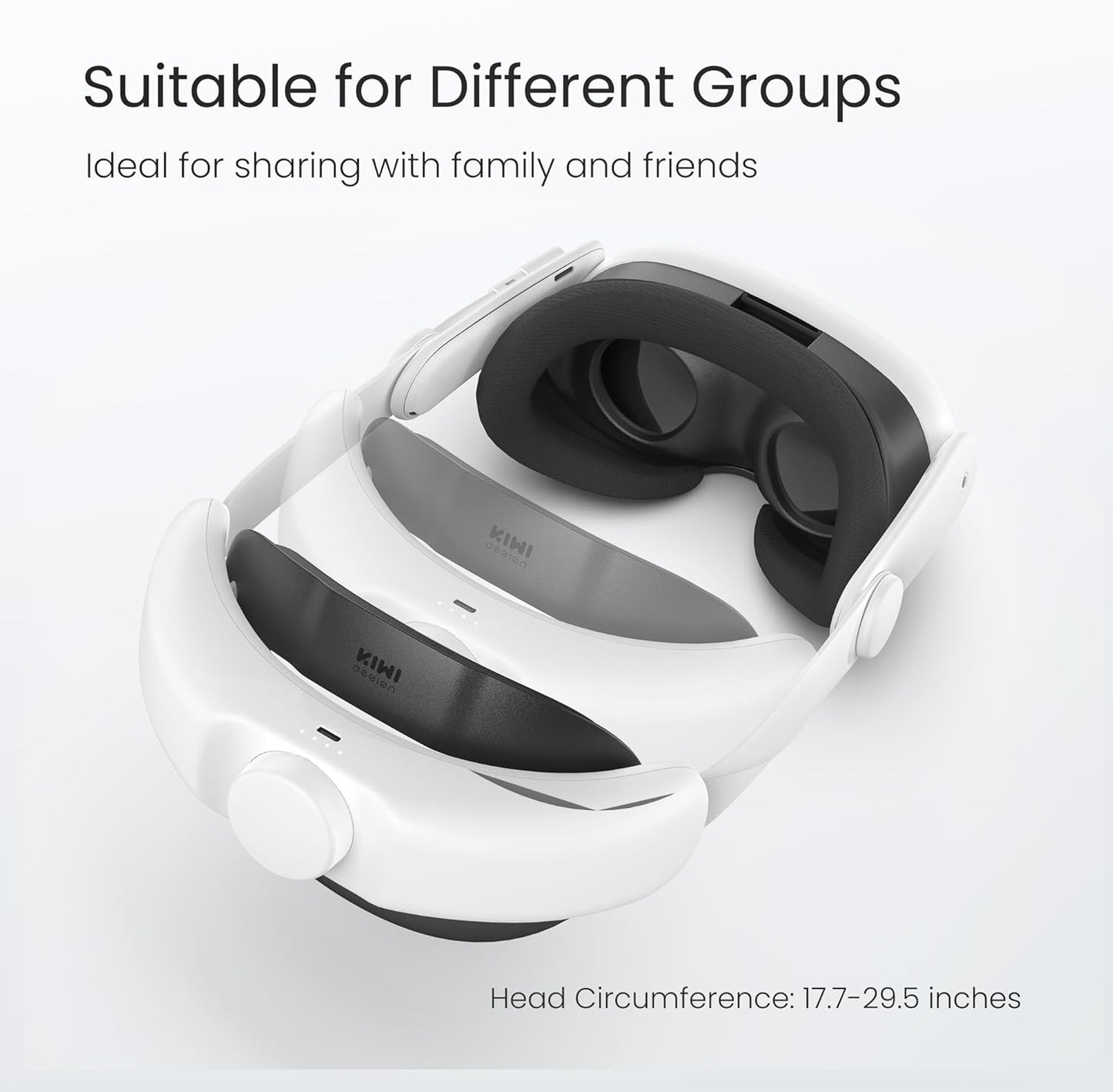 Correa para la cabeza con batería, compatible con Meta Quest 3/Quest 3S