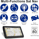GPS Para Camión 9 Pulgadas Bluetooth Pantalla Táctil AV-In