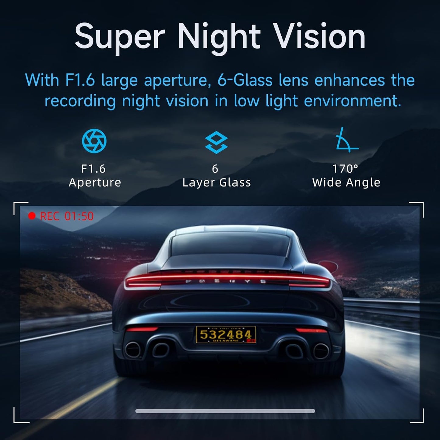 Dash Cam WiFi, DASH CAMERA V200.