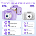 Cámara digital para niños color morado
