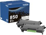 Cartuchos de tóner Brother TN850, Negro, Alto Rendimiento, 2 (1 ABIERTO)