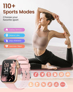 Reloj inteligente fitness HD con 3 correas monitor de presión, etc (USADO)