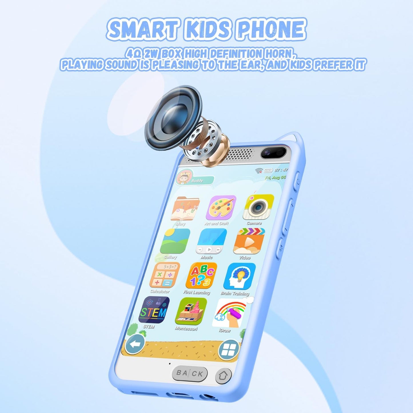 Teléfono para niños juegos, musica y aprendizaje