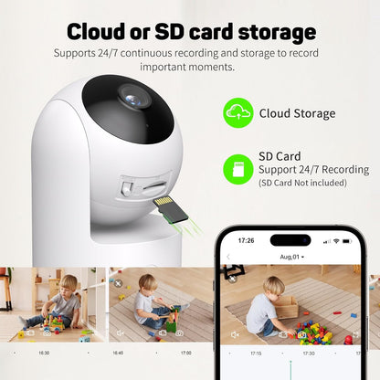 Cámara de seguridad para niños 360 grados