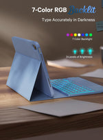 CHESONA Funda para iPad de 10ª Generación con Teclado