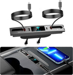 Cargador USB para coche, multipuerto para Tesla modelo 3/Y.
