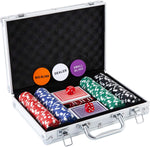 Juego De Fichas De Póquer 200 Fichas De Póquer Con Estuche De Aluminio