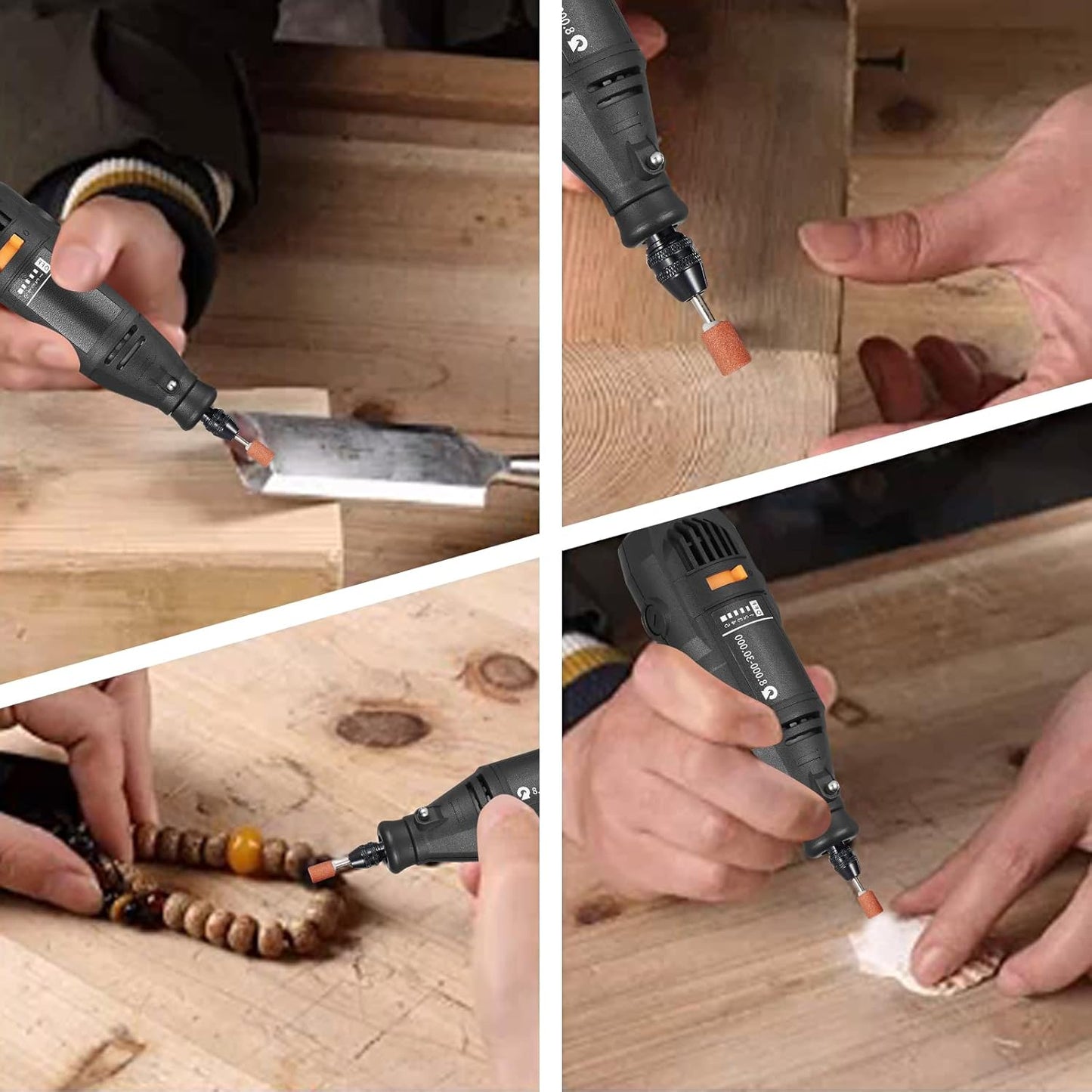 Mini taladrado, para corte, lijado, pulido y grabado, DIY.