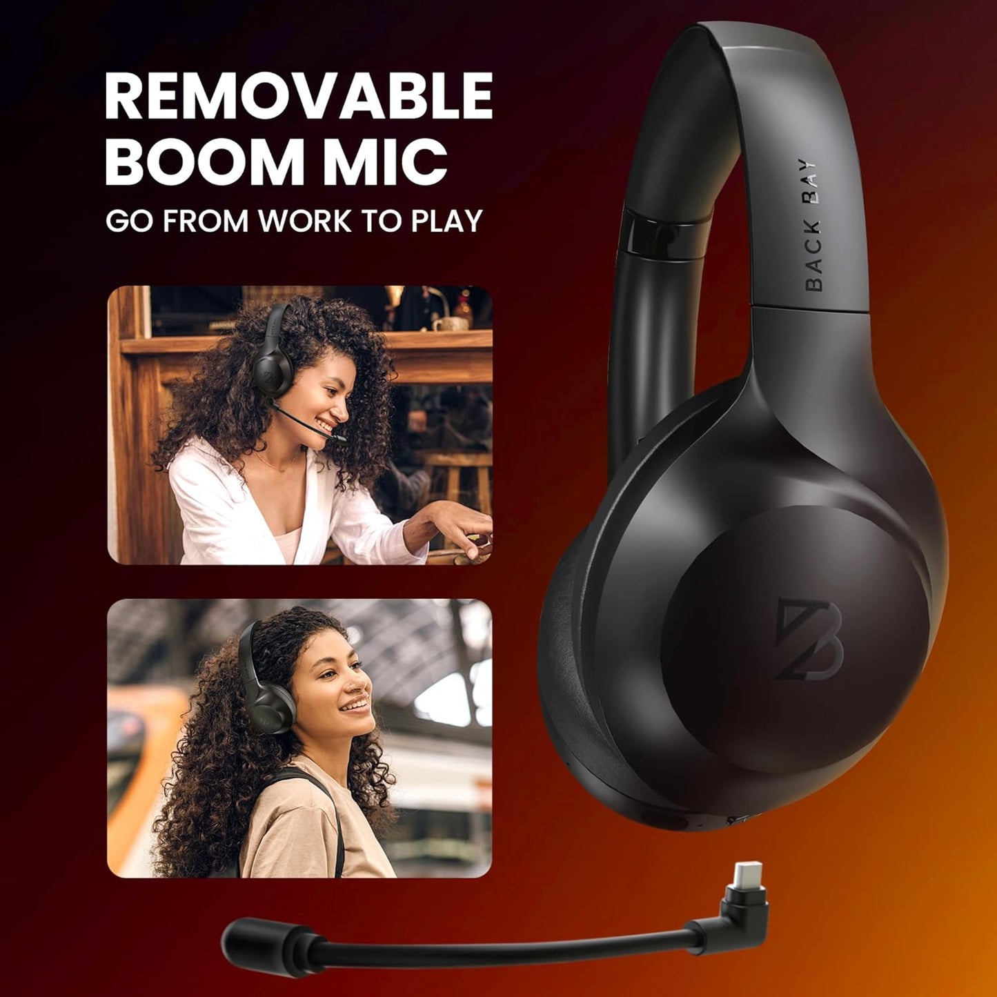 Auriculares Bluetooth micrófono extraíble Back Bay ClearCall 70