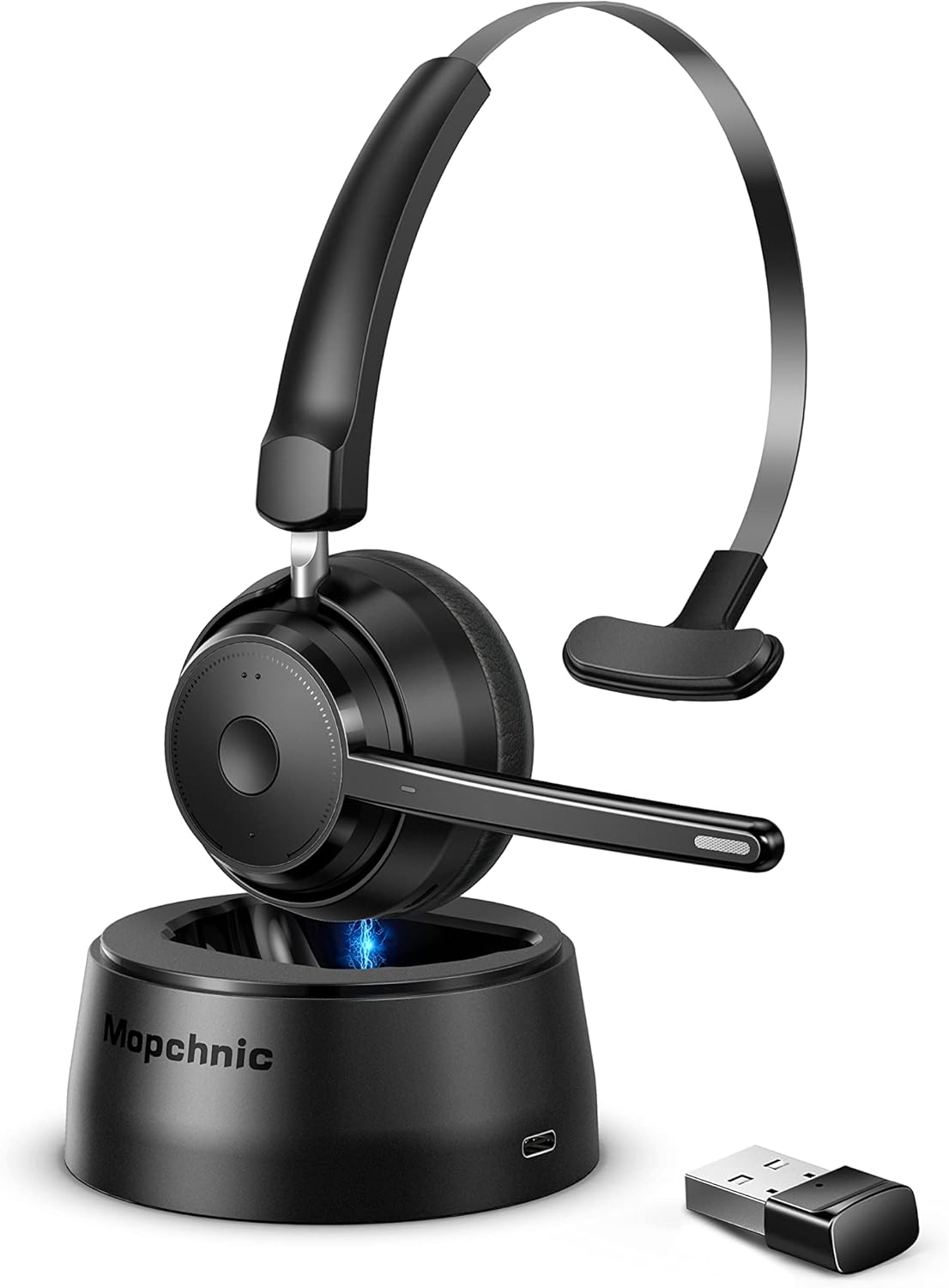 Mopchnic Auriculares Bluetooth, inalámbricos, con micrófono.