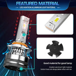 Bombillas LED para faros delanteros, H8, H9, H11, 6500K.