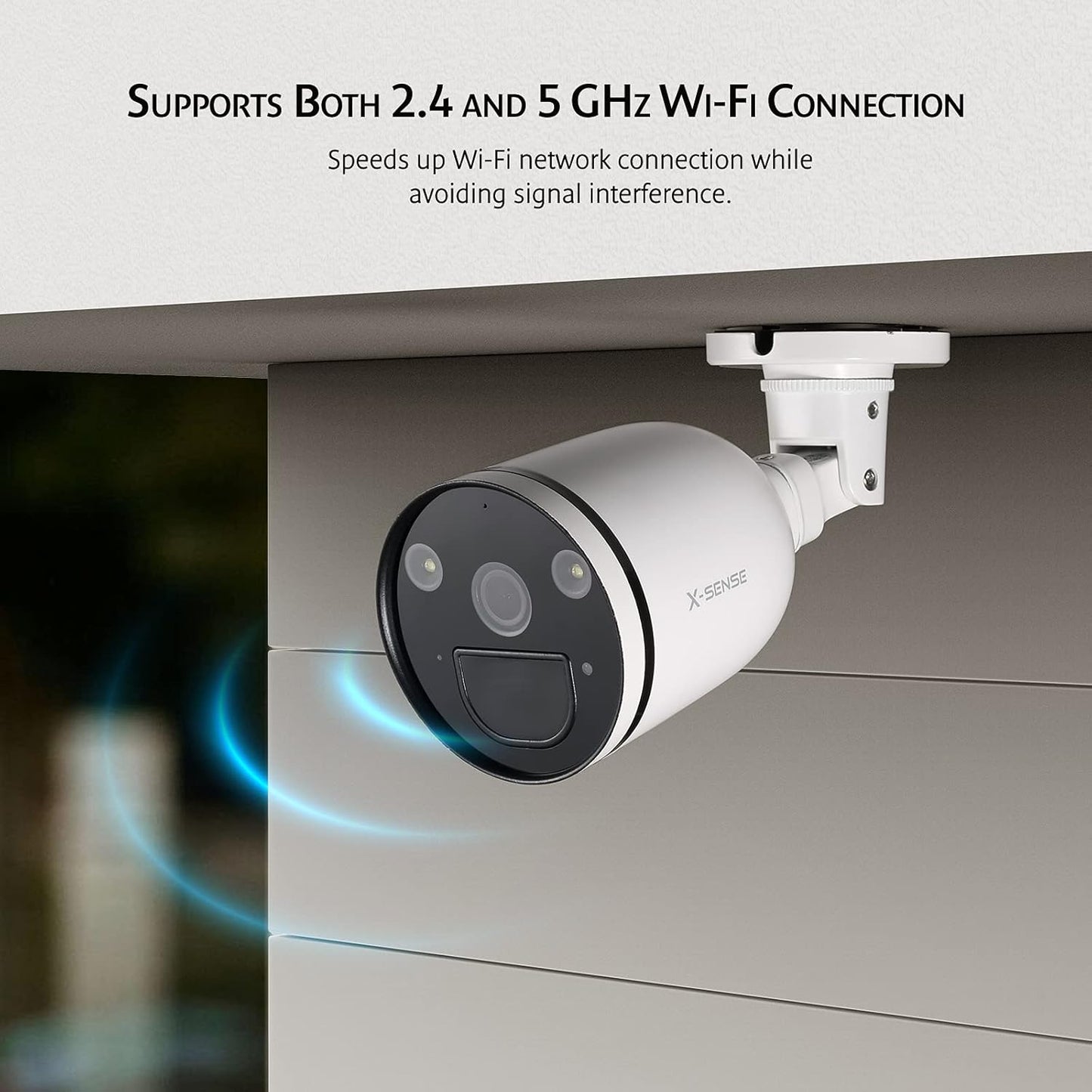 Cámara de seguridad X-Sense 2K/4MP para exteriores.