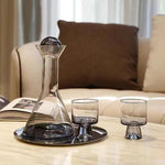 Juego de vasos y jarra de agua para mesita de noche GBESTWOOW