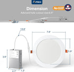12 luces LED empotrables AMICO de 7" y 5CCT en 1
