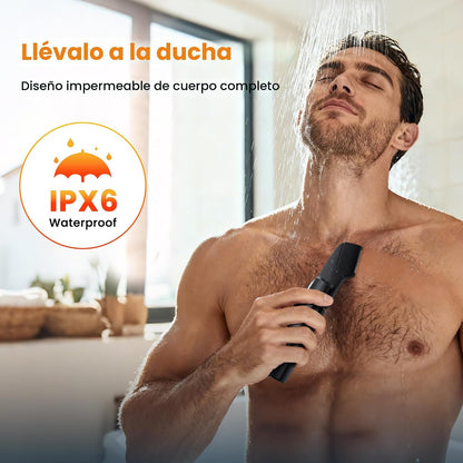 Afeitadora Corporal MAXGROOM para Hombre Recargable USB