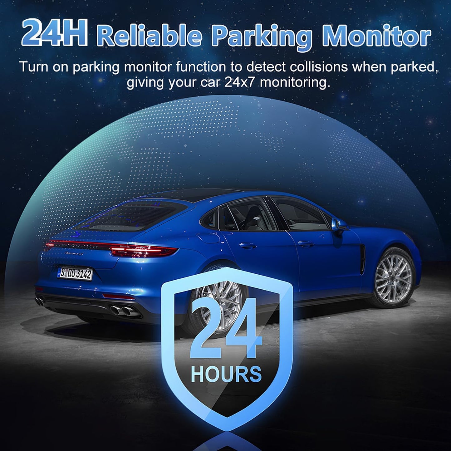 Cámara De Salpicadero Frontal Y Trasera B-T50