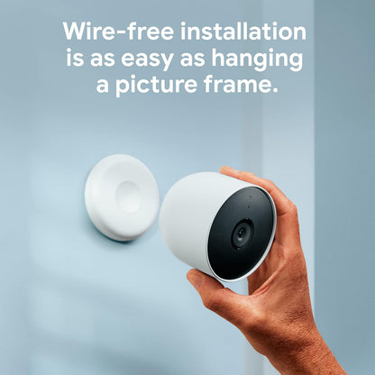 Google Nest CAM para exteriores o interiores, 2 PZA CAJA ABIERTA