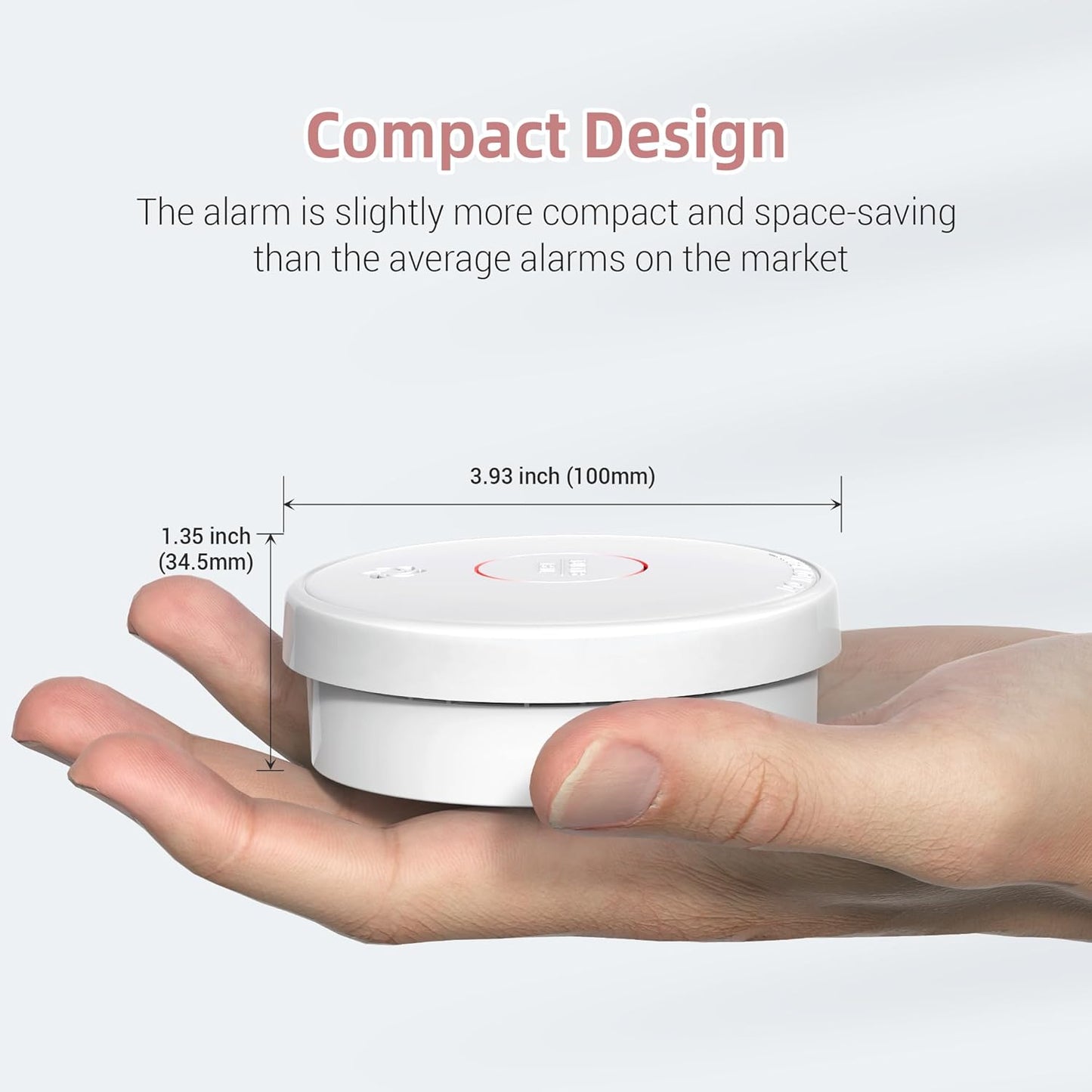 Detectores de humo, tecnología fotoeléctrica, 12 pcs, Putogesafe ZA206.