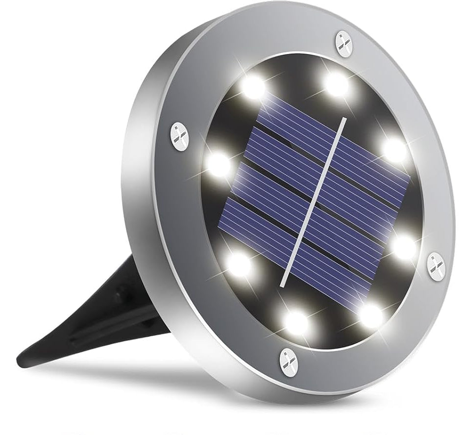 19 Luces Solares Para Exteriores Impermeables Blanco Frio (USADO)