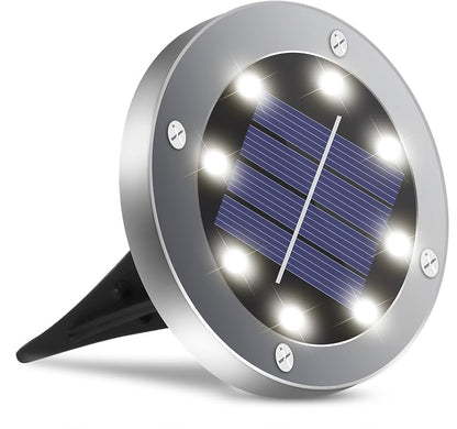 19 Luces Solares Para Exteriores Impermeables Blanco Frio (USADO)