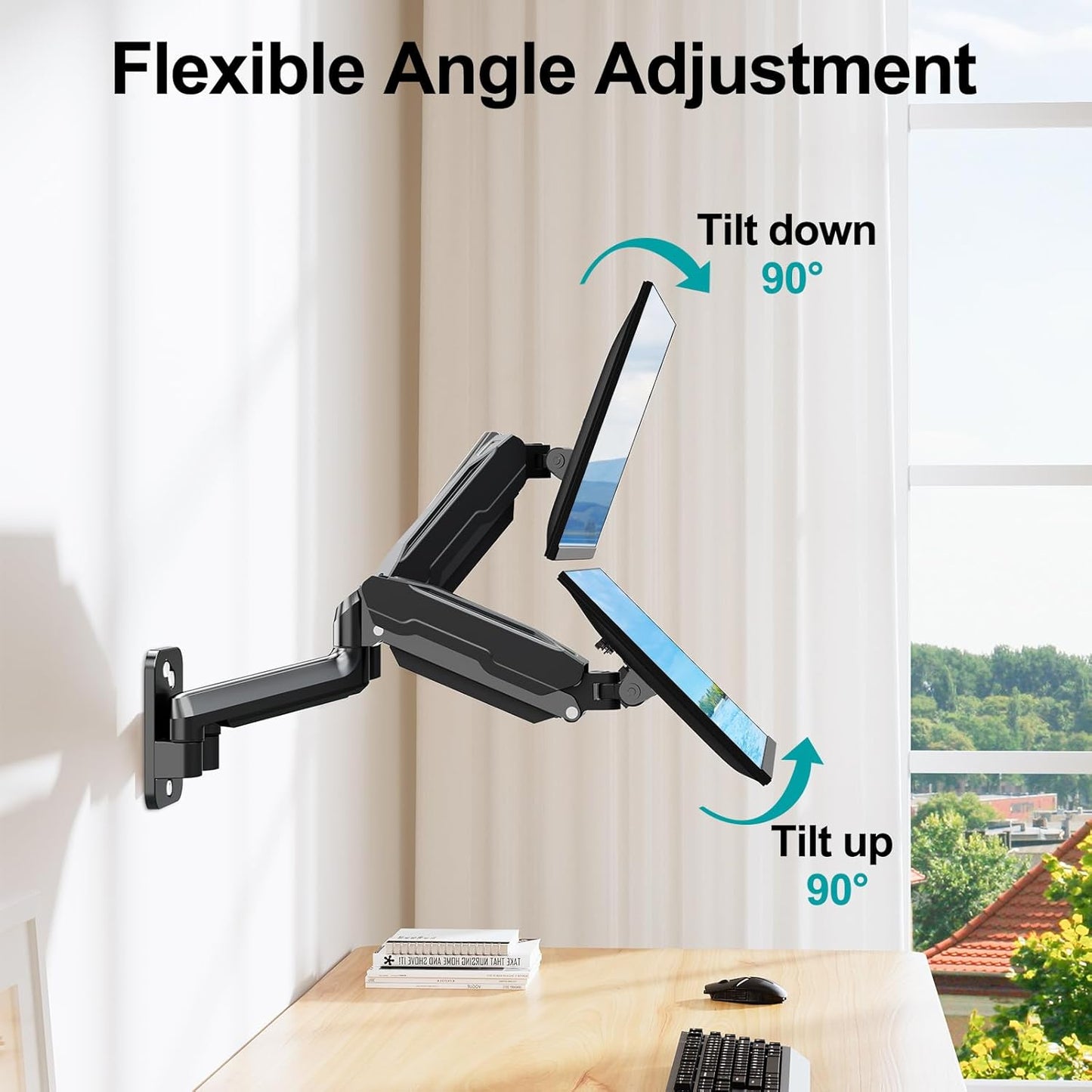 Soporte de pared para monitor dual. 13 a 32 pulgadas. MOUNT PRO PR7002