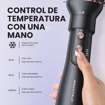 Set de Cepillos Wavytalk 4 en 1 para Secador de Pelo
