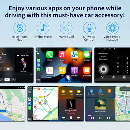 ACONACI Adaptador inalámbrico CarPlay 5.0, Coches carplay.