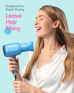 Wavytalk Secador de pelo con difusor, 3 accesorios, ionico.