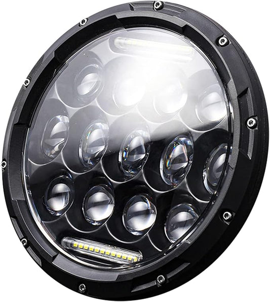 Faro alto para Jeep Wrangler, LED, 7", 6000K, 2 unidades.
