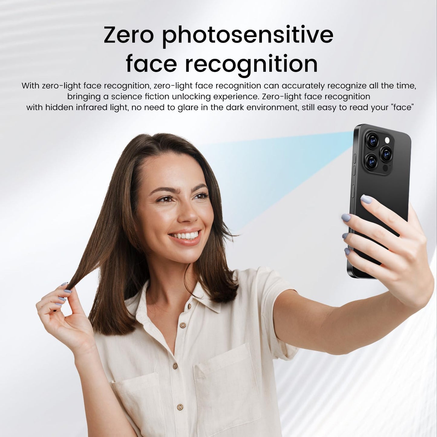 Huness I16 ProMAX, Teléfono celular desbloqueado,8GB+256GB