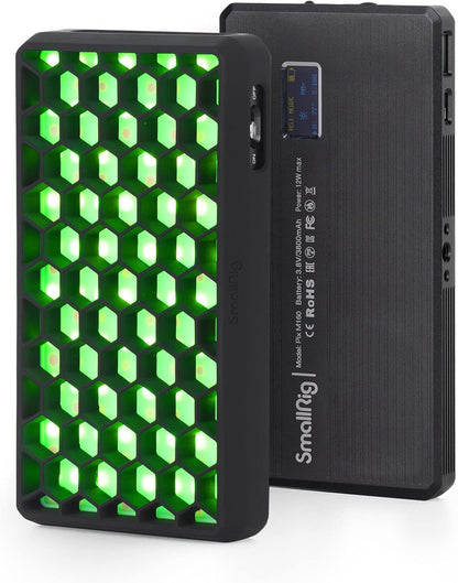SmallRig Pix M160 Luz de Video RGB Panel de Luz de Cámara LED
