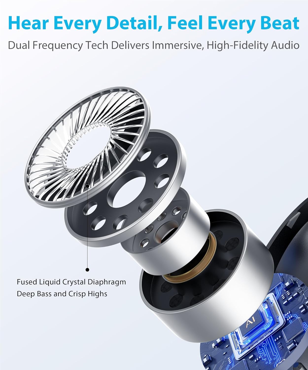 Auriculares de conducción ósea Bluetooth inalámbricos fitness