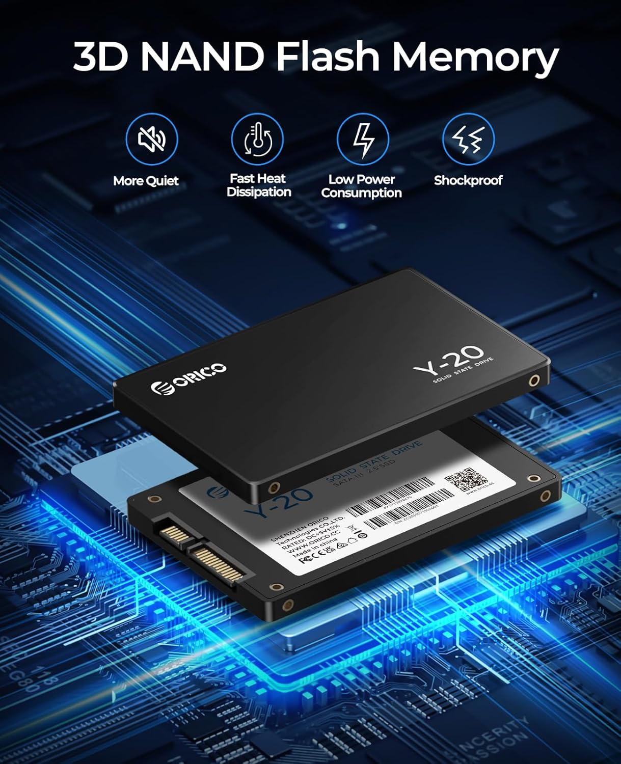 ORICO SATA SSD Unidad interna de estado sólido de 1 TB.