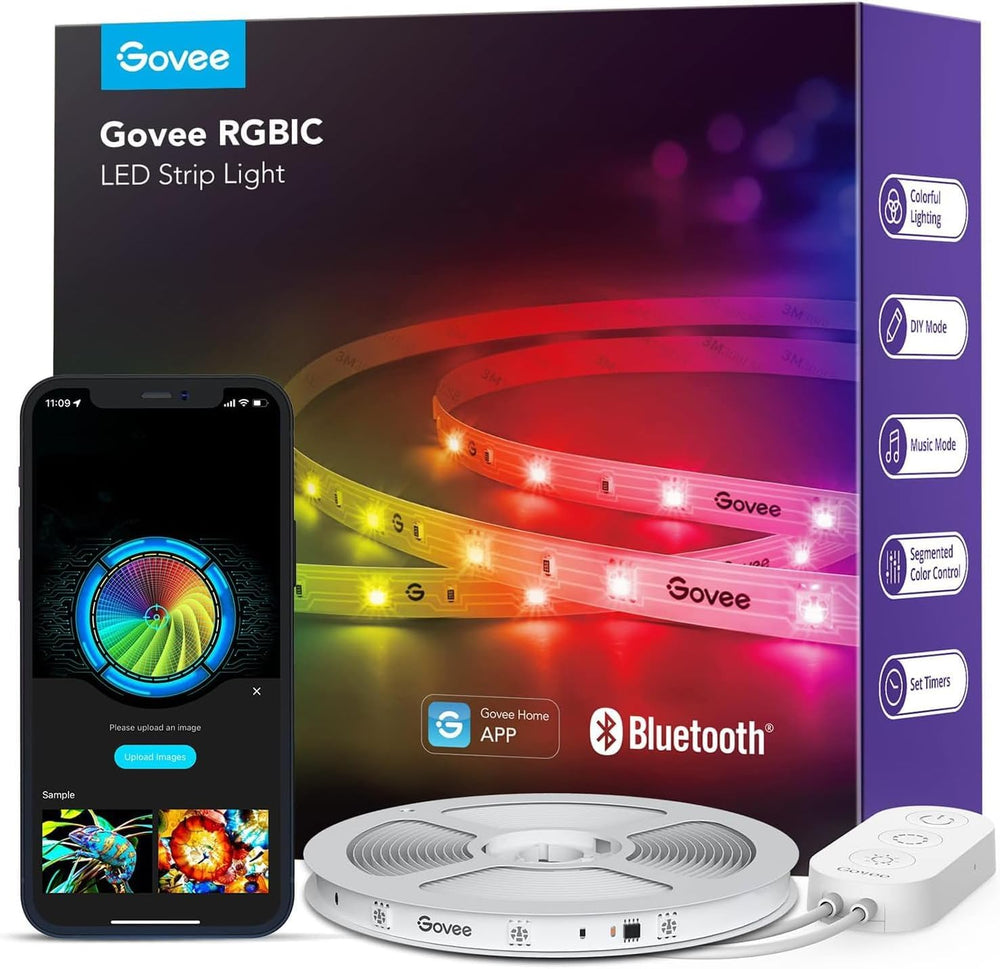 Tira de luces LED Govee H617C, 10 Mts, Modo de Música y Escena