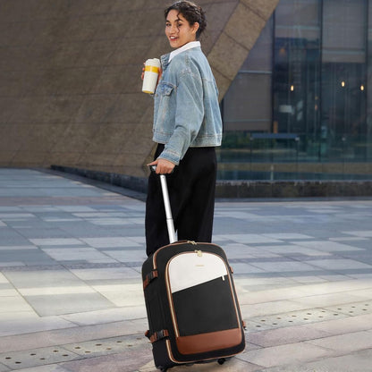 Mochila con ruedas Lovevook, 17"-57 lts, aprobada para debajo del asiento.