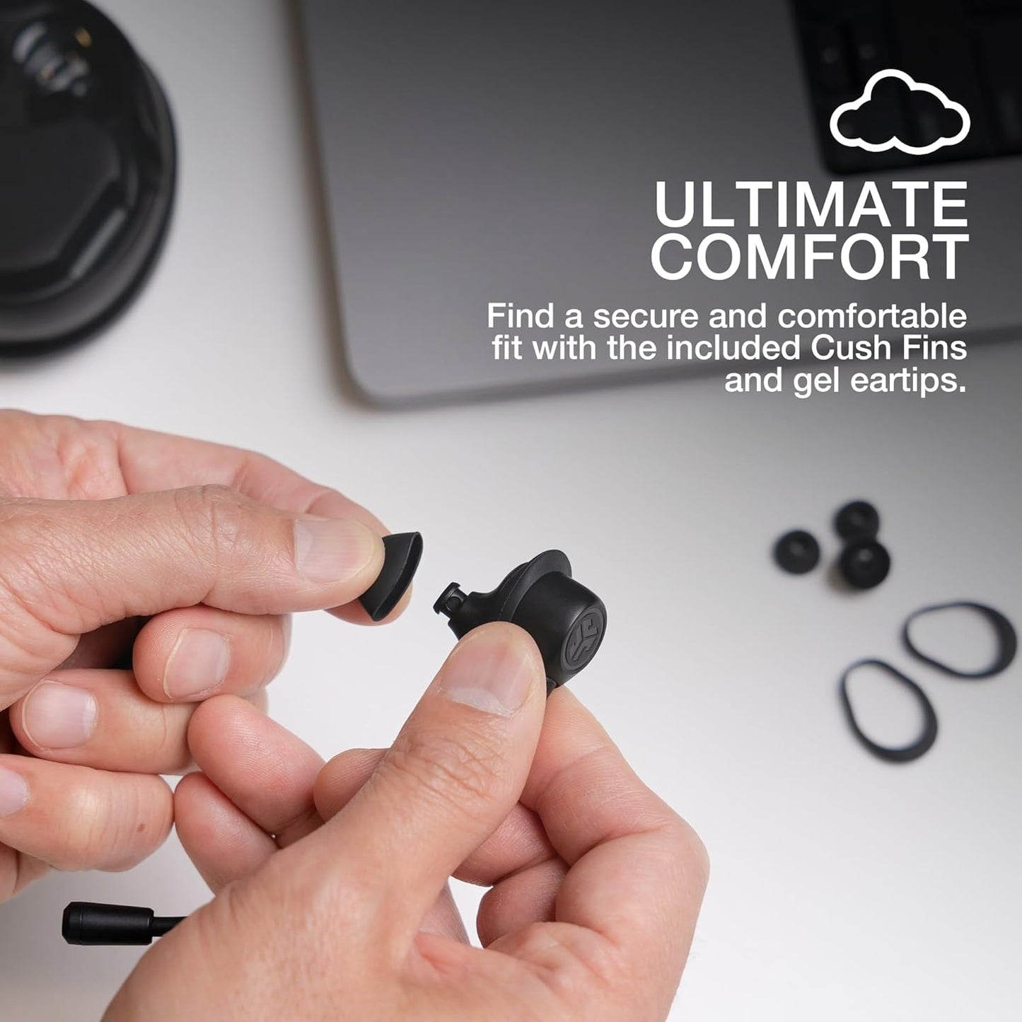 Auriculares inalámbricos, micrófono Desmontable, JLab Work Buds