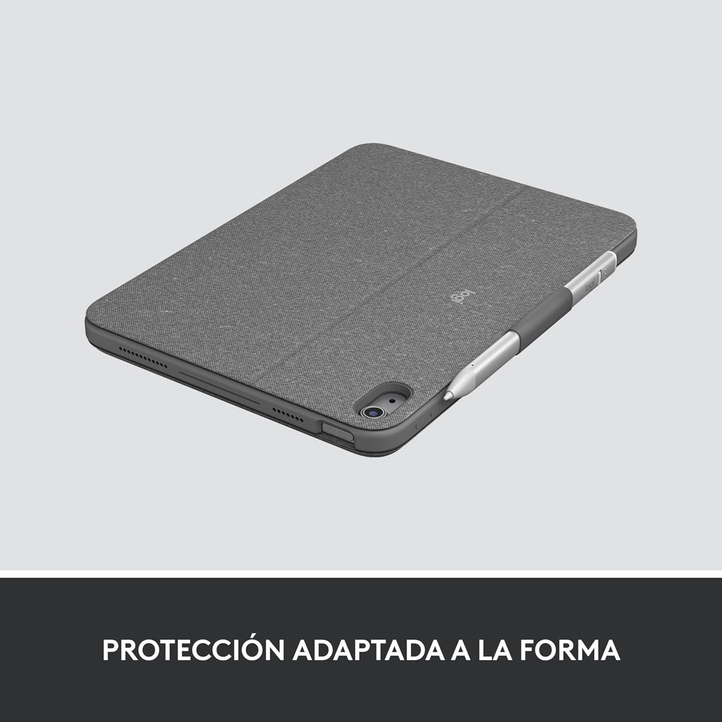 Funda c/teclado extraíble para iPad 10.° gen, Logitech Combo Touch.