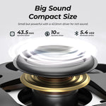 Altavoz Bluetooth portátil con mosquetón ajustable, TOZO PE1