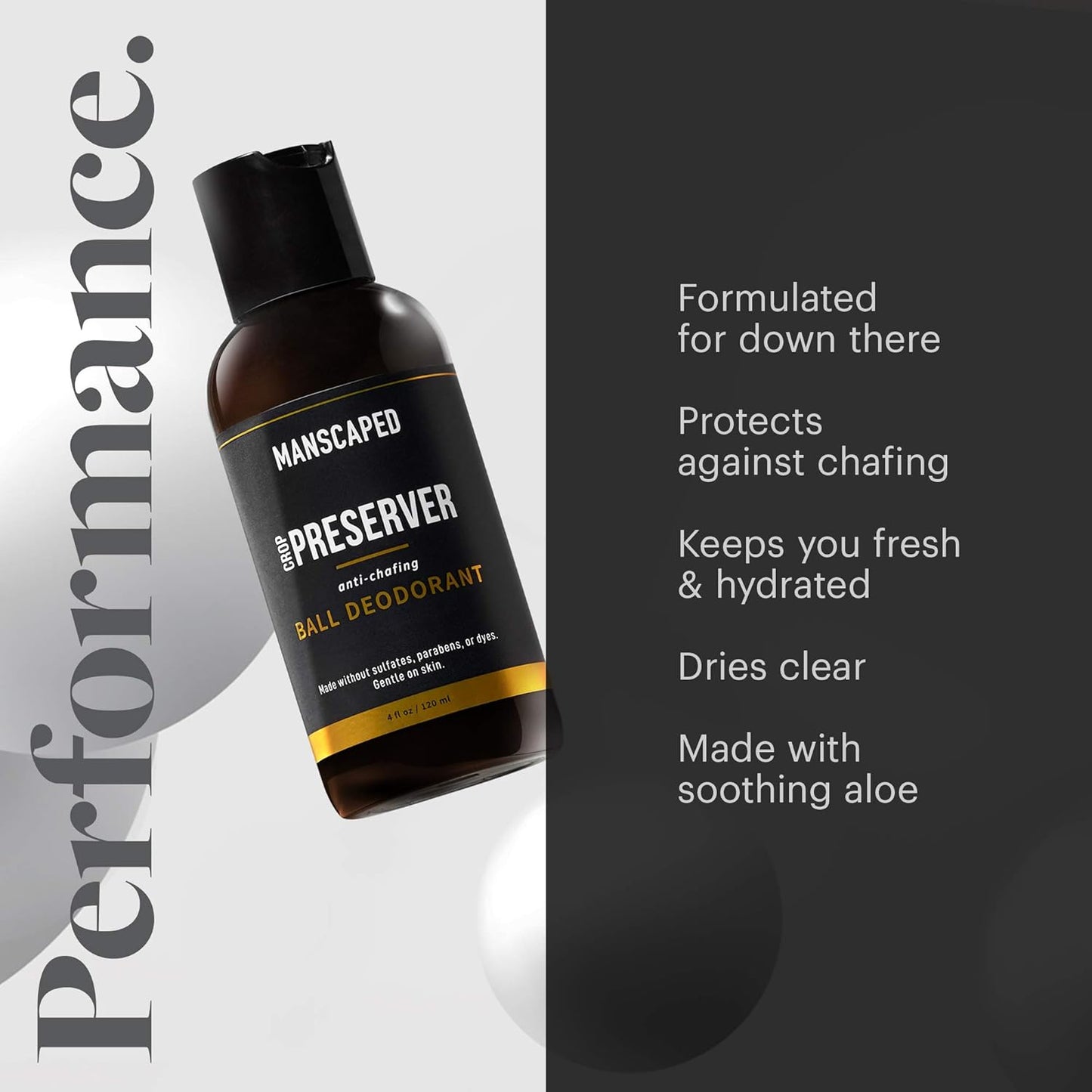 Desodorante para la zona íntima, anti-rozaduras, para caballero.