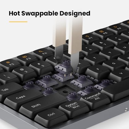 Teclado mecánico de Perfil bajo, 100 Teclas, Lofree Flow (CAJA DAÑADA)