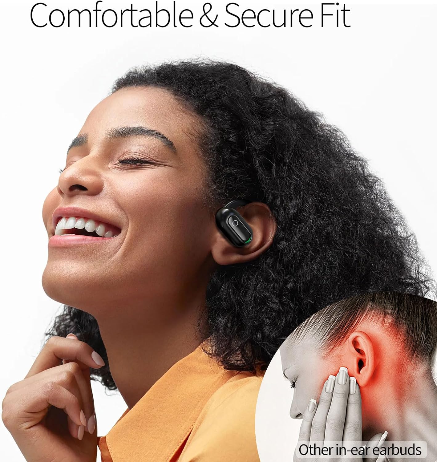 Auriculares inalámbricos Bluetooth 5.3 de oído abierto.(USADOS)
