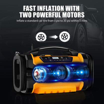 Compresor de aire Portátil WORKSITE 160 PSI 12V