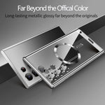 Funda para Samsung Galaxy S25 ultra, glossy, con cristal templado.