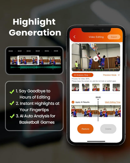 Cámara de Acción Deportiva XbotGo Chameleon AI