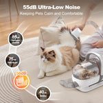 Kit Aseo Mascotas Aspiradora Grooming Afloia LM1 5 En 1