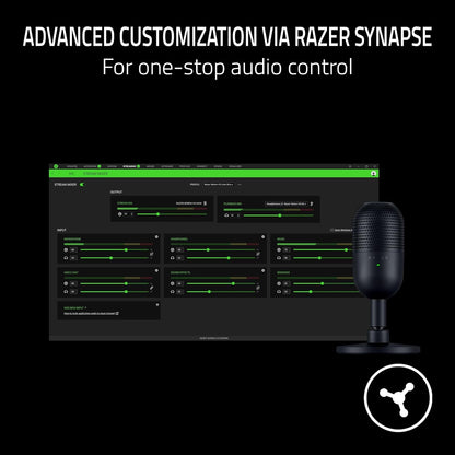 Micrófono USB Razer Seiren V3 Mini Condensador RGB
